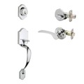 Copper Creek Heritage Handleset, Kash Left Hand Lever Int. Trim, Polish Stainless HZ2610XKLL-PS